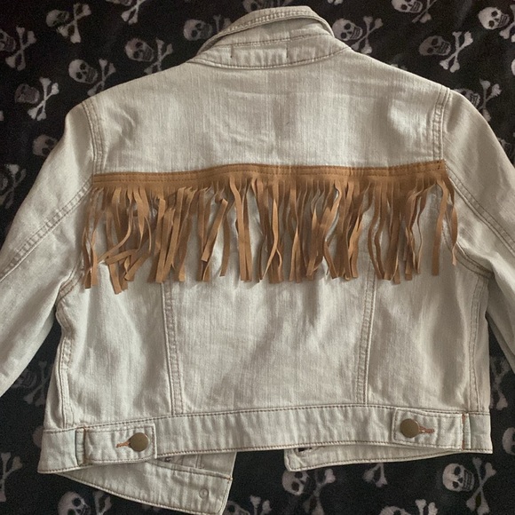 XXI Premium Denim frill jacket - Picture 4 of 5